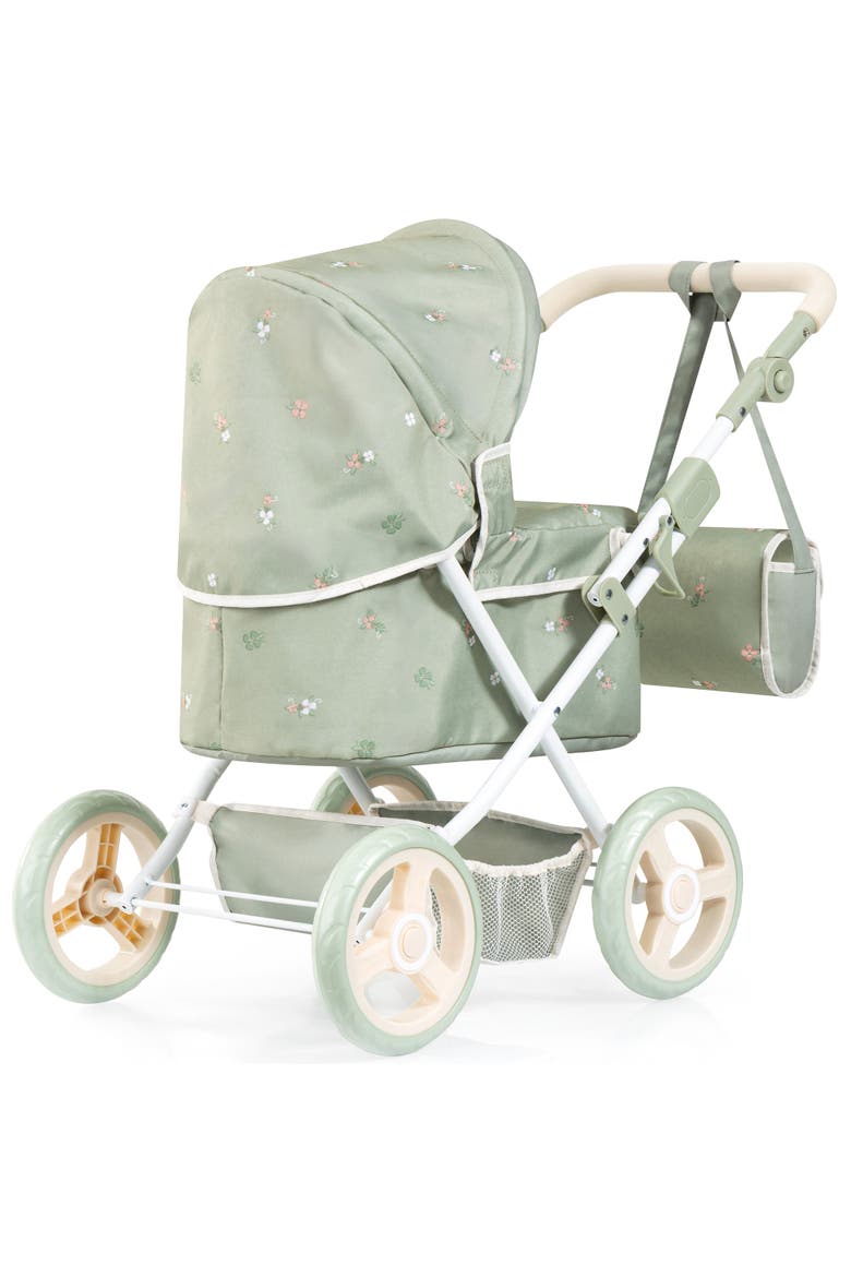 Doll Pram Trendy Play Push Stroller Fits 18" Dolls, Ages 3+, Alternate, color, Multicolored
