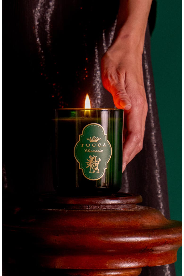 Chamonix Rosemary & Pine Candle (Limited Edition), Alternate, color, GREEN