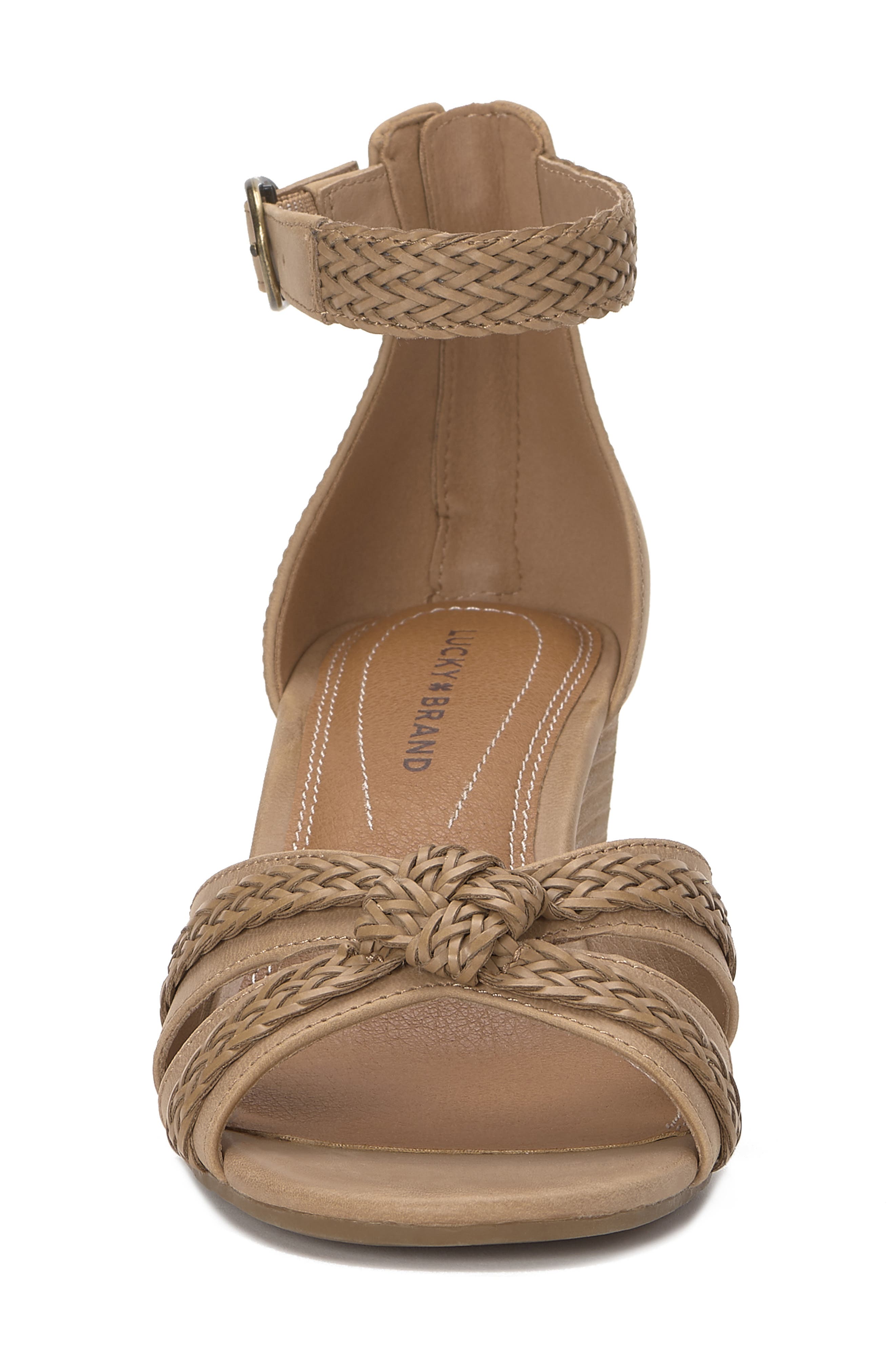 Lucky Brand Jaelah Wedge Sandal, Alternate, color, Cortado Sumhaz