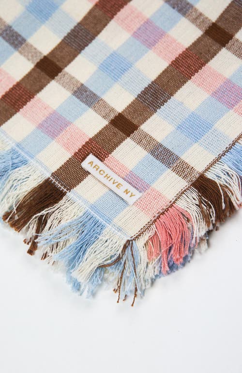 ARCHIVE NEW YORK ARCHIVE NEW YORK HANDWOVEN CLASSIC PLAID COTTON PARTY NAPKINS, SET OF 4