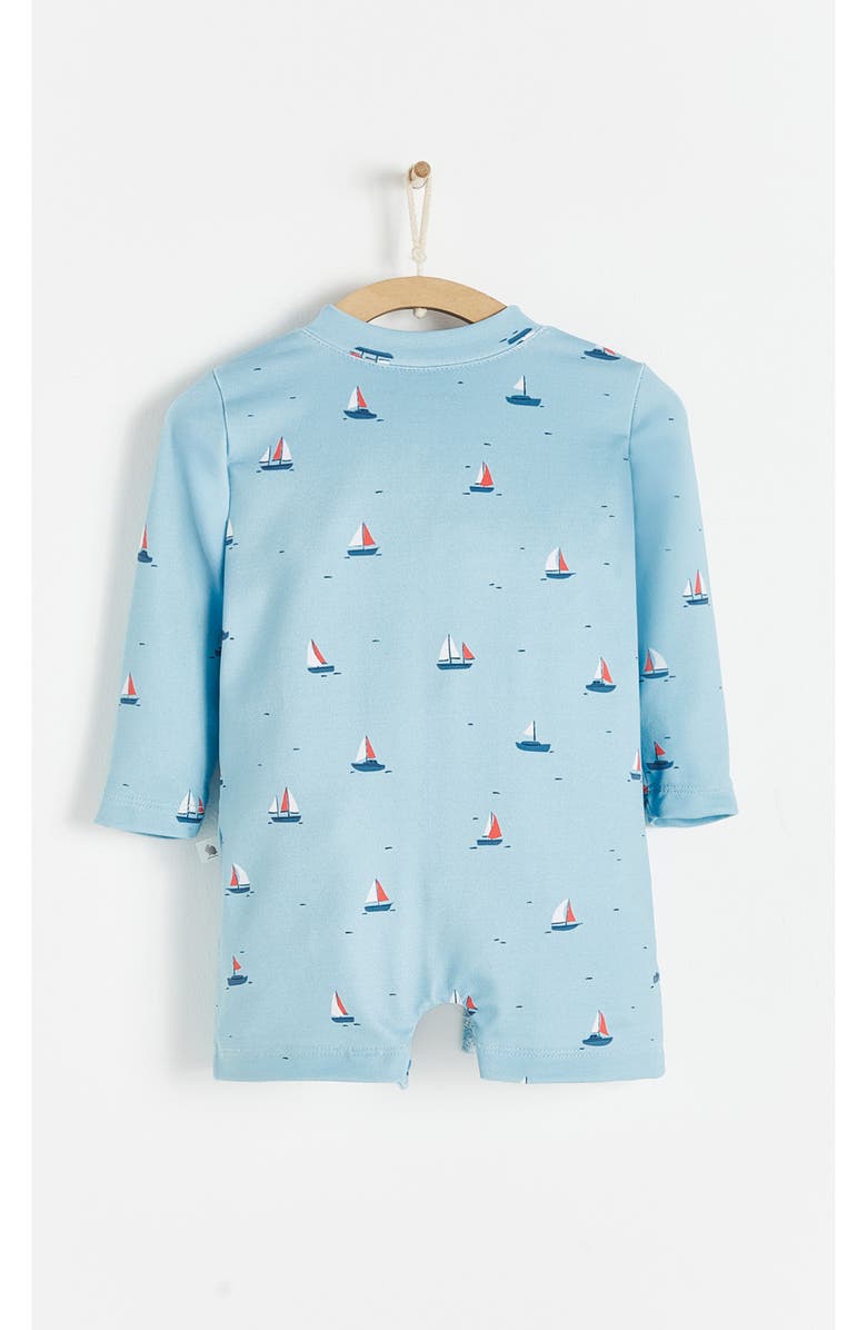 Babycottons Premium Quality Boat Long Sleeve 1-Piece Rashguard for Infant, Alternate, color, 