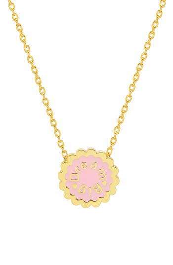 Estella Bartlett Dream Big Enamel Pendant Necklace
