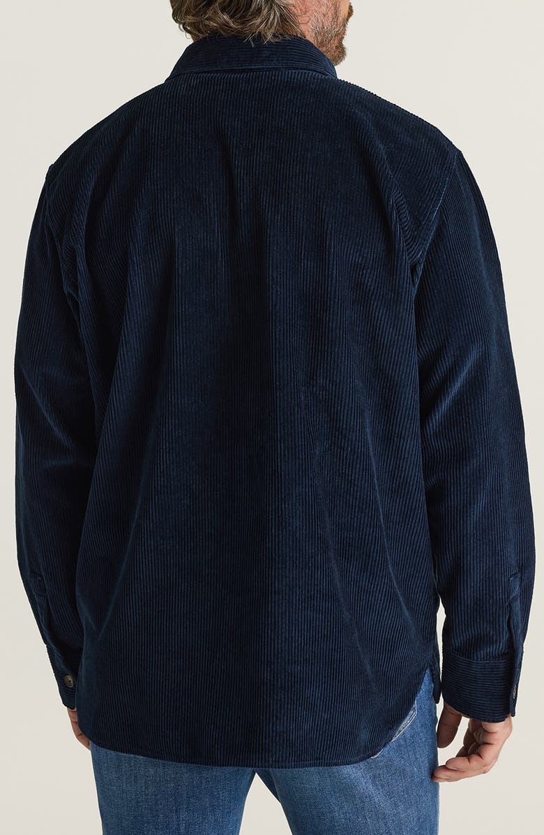 34 Heritage Corduroy Overshirt, Alternate, color, Navy