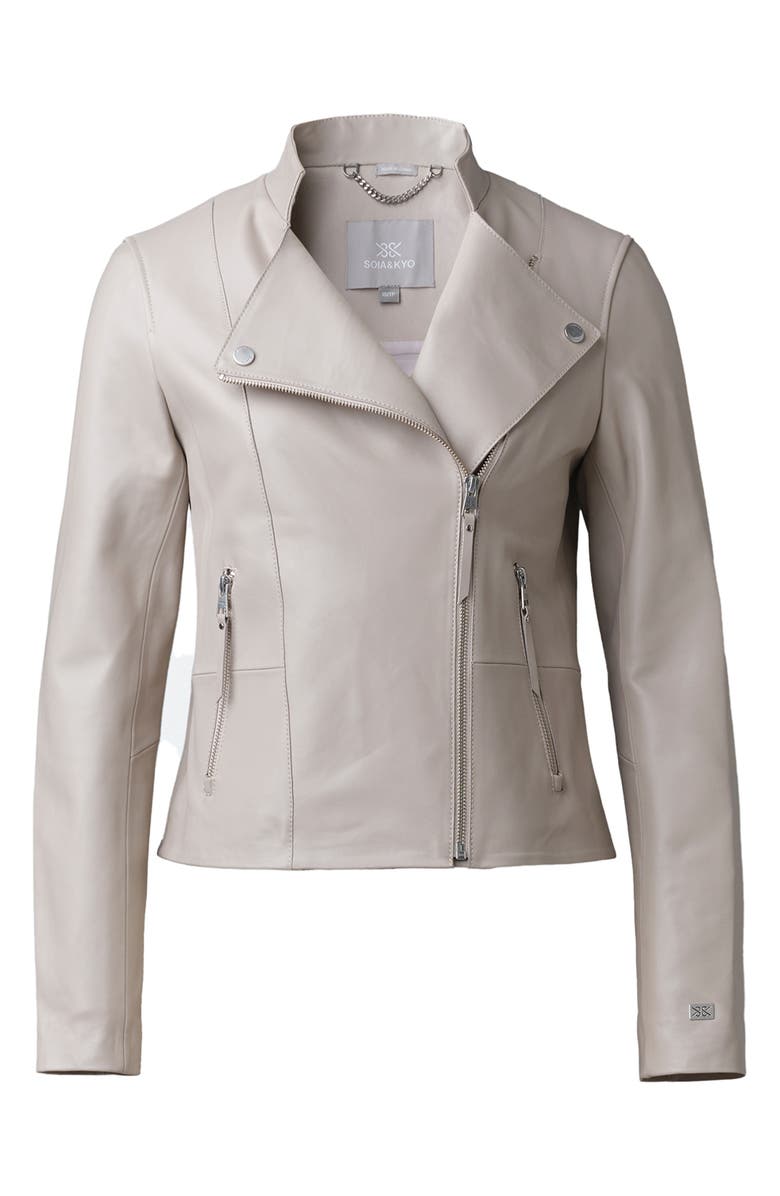 Soia & Kyo Saskia Leather Jacket, Main, color, 