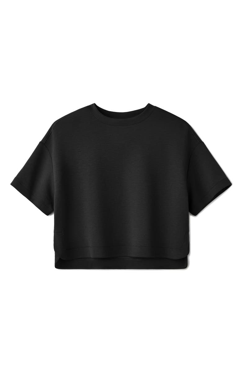 Rhone DreamGlow Relaxed Fit T-Shirt, Alternate, color, Pure Black Heather