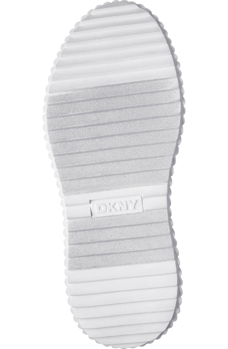 DKNY Lobeco Platform Sneaker, Alternate, color, White/ Black