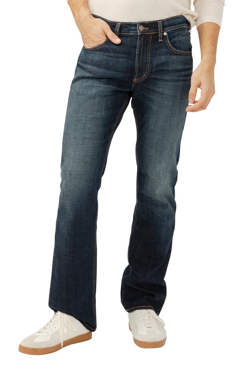 Jace Slim Bootcut Jeans, Main, color, BRONCO
