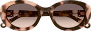 Chloé CH0323SK 54mm Gradient Round Sunglasses