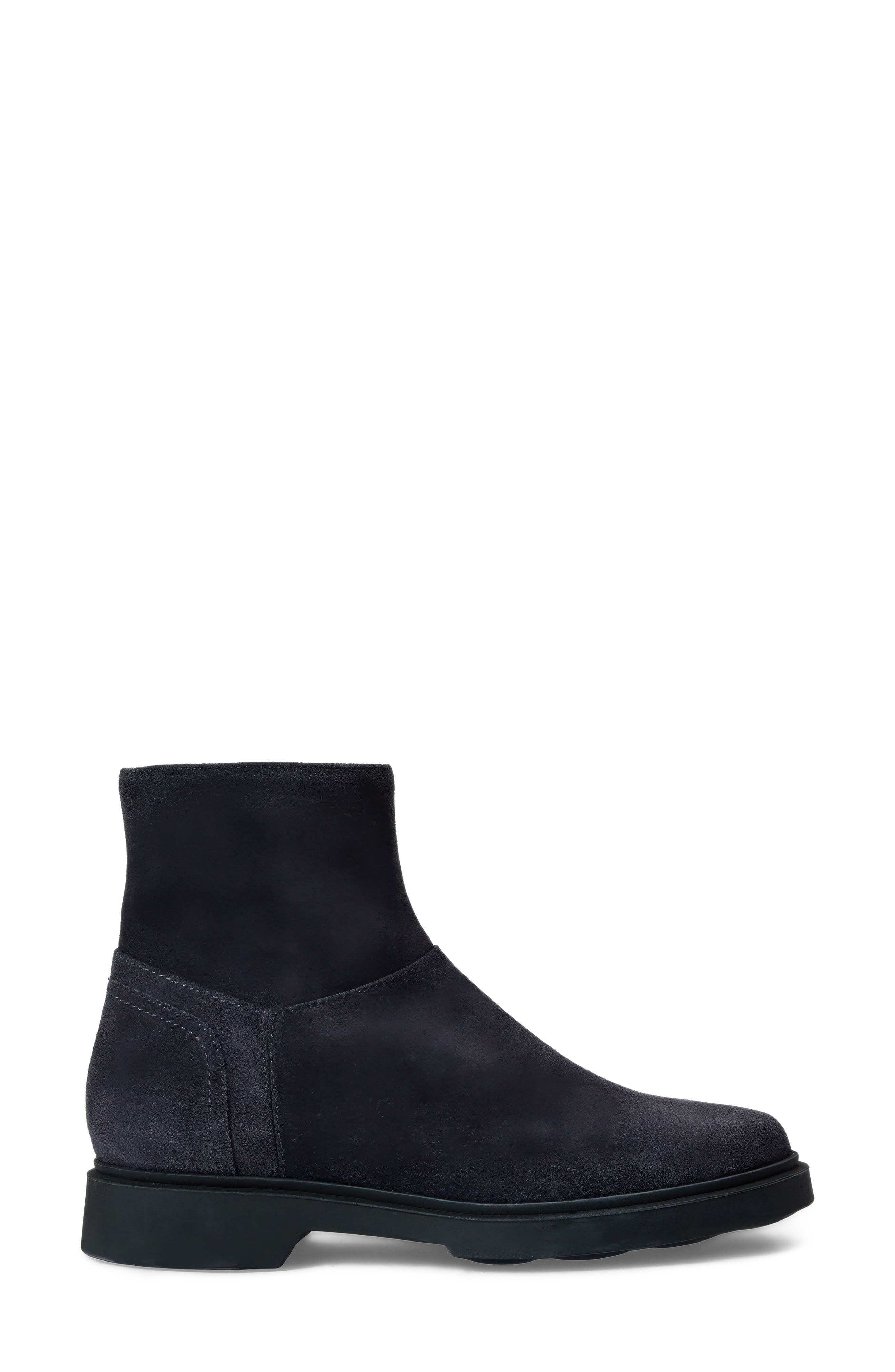Hermione Leather Bootie, Alternate, color, NAVY SUEDE