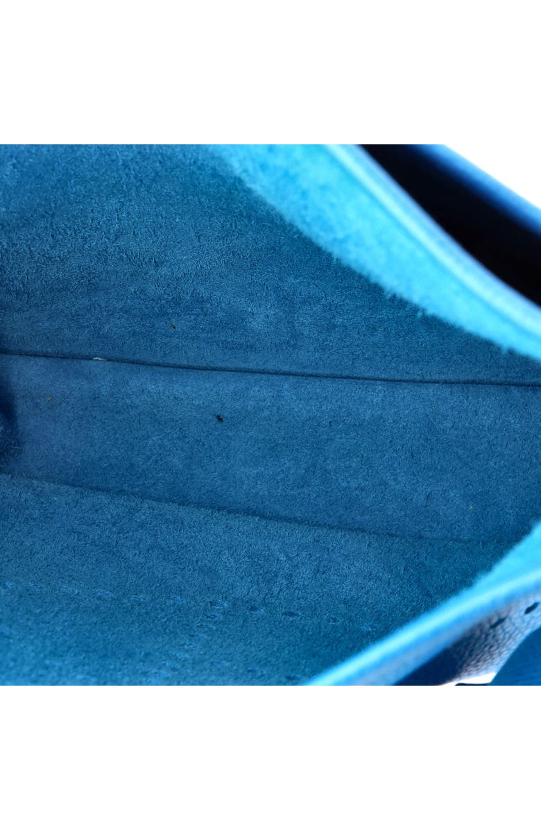 Pre-Owned Hermes Evelyne Bag Gen III Clemence PM, Alternate, color, Bleu Zanzibar