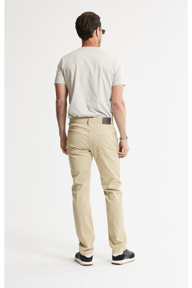 Cotton Silk Blend Stretch 5-Pocket Pants, Alternate, color, Khaki