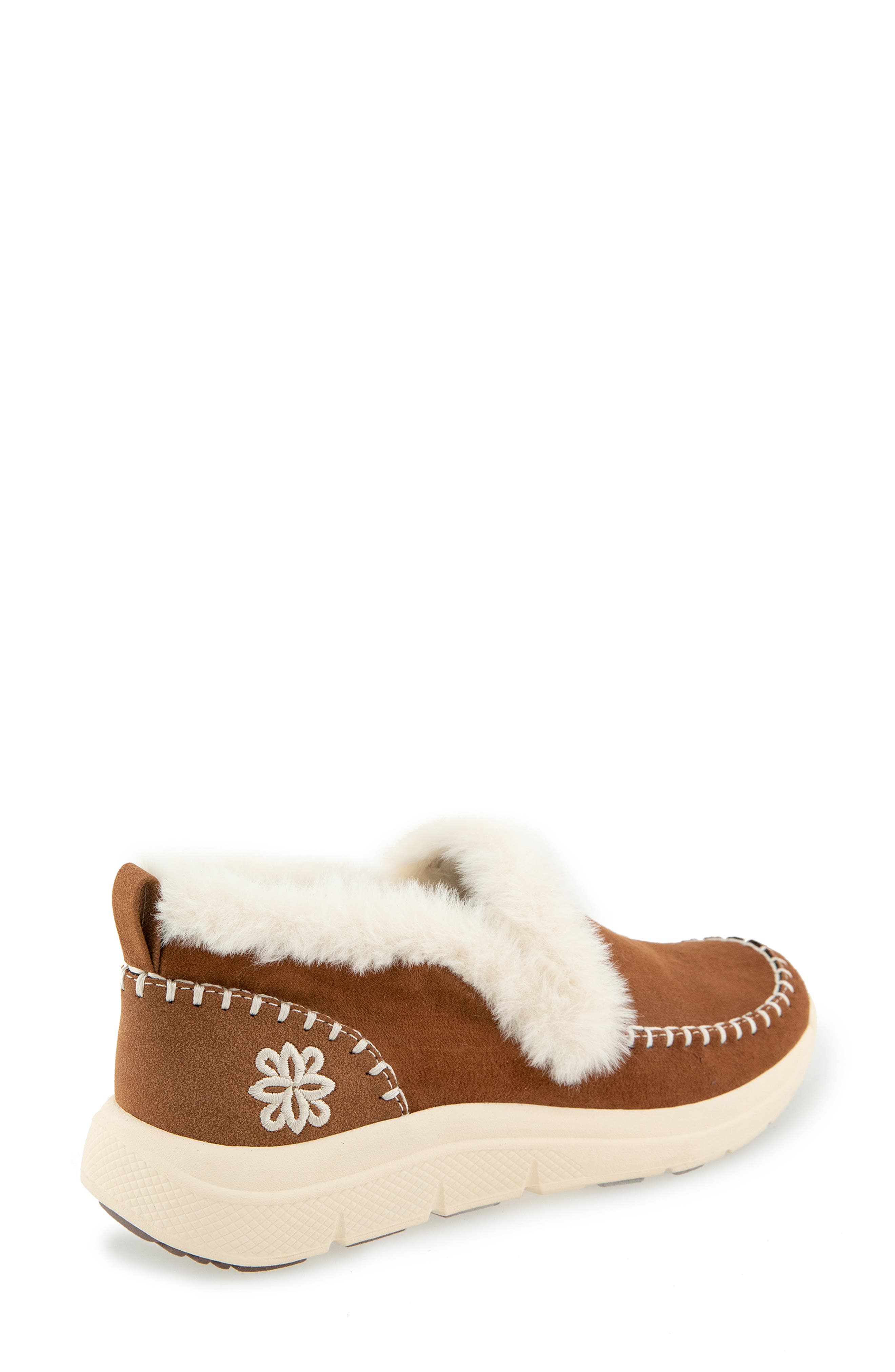 Tilly Moccasin Slipper, Alternate, color, WHISKEY