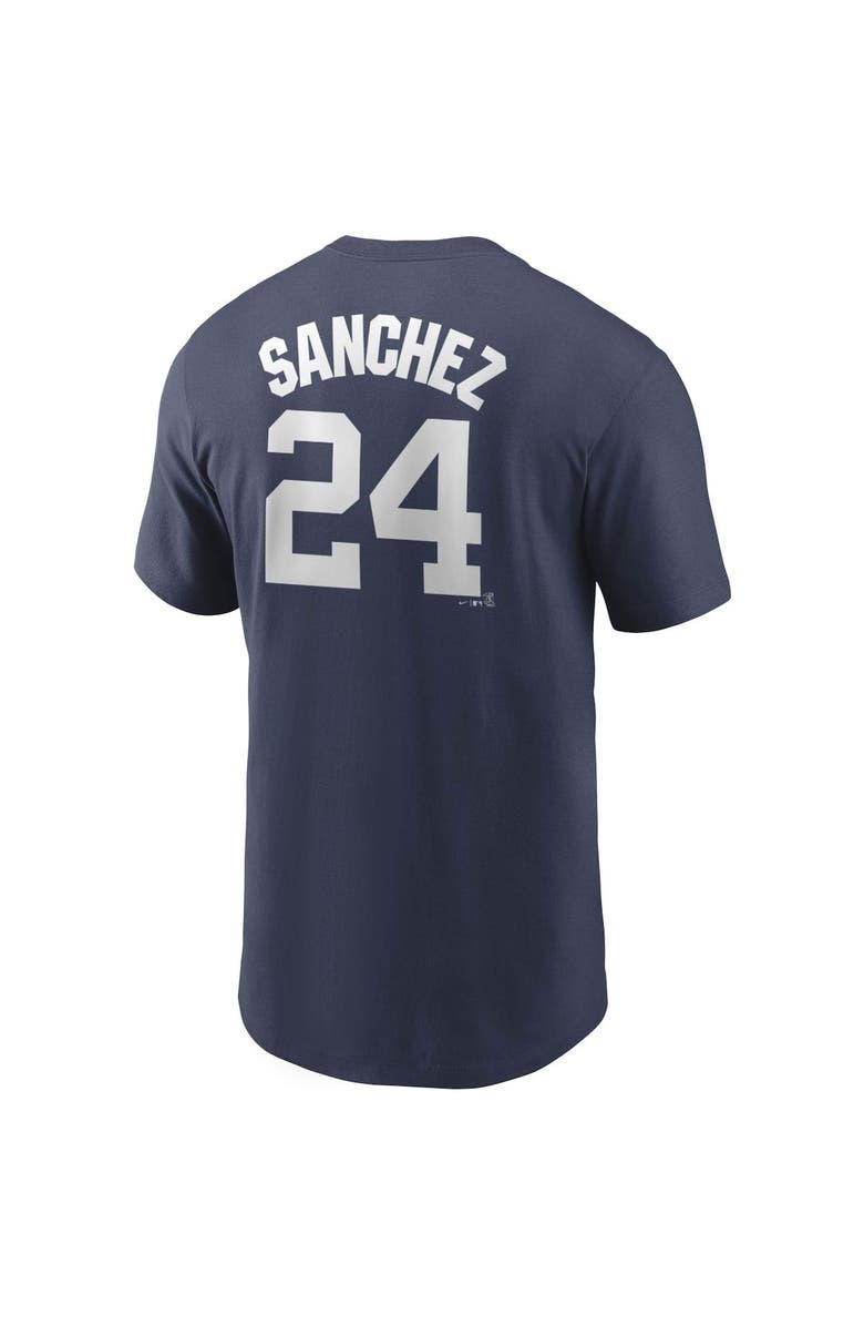 Nike Men's Nike Gary Sanchez Navy New York Yankees Name & Number T-Shirt, Alternate, color, 