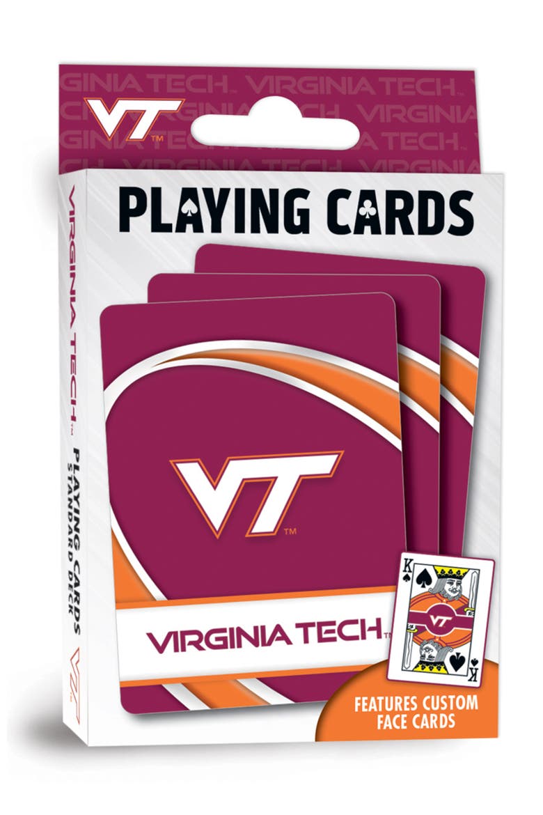 Virginia Tech Hokies Playing Cards, Main, color, Multicolor