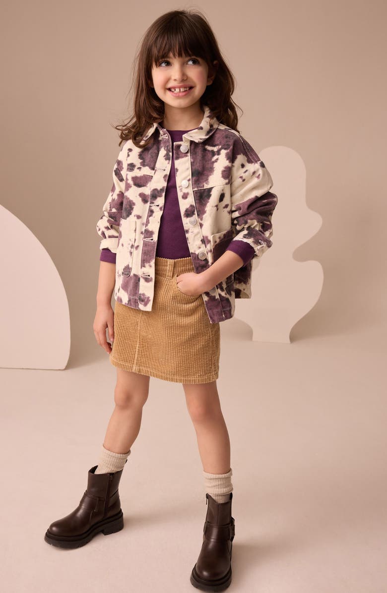 NEXT Kids' Corduroy Miniskirt, Alternate, color, Neutral