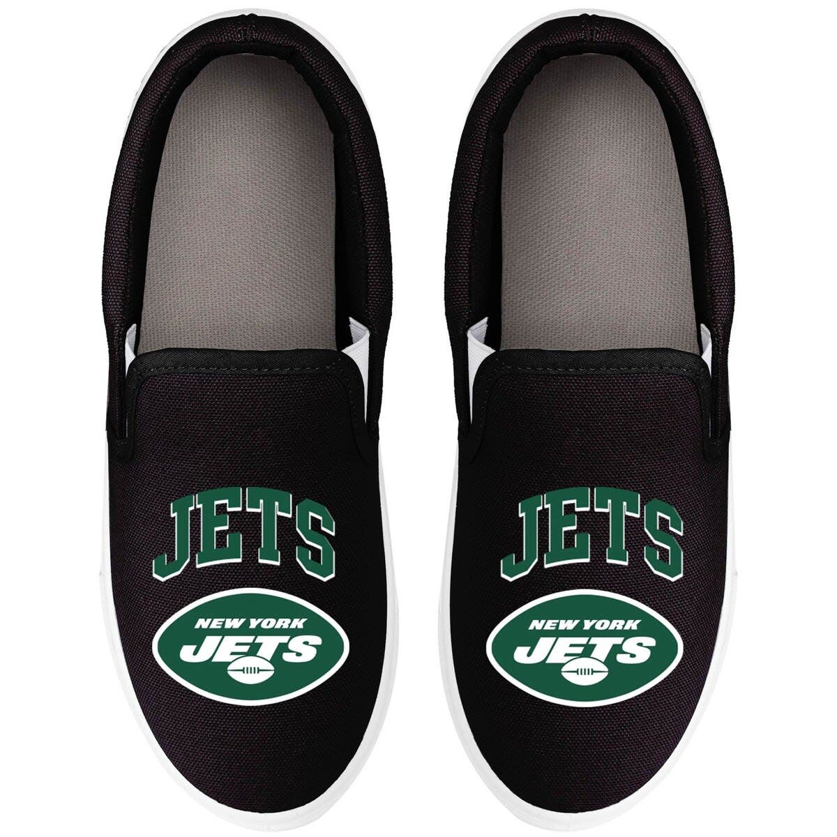 FOCO Women's FOCO New York Jets Big Logo Slip-On Sneakers, Main, color, 
