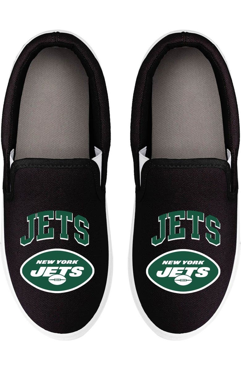 FOCO Women's FOCO New York Jets Big Logo Slip-On Sneakers, Main, color,