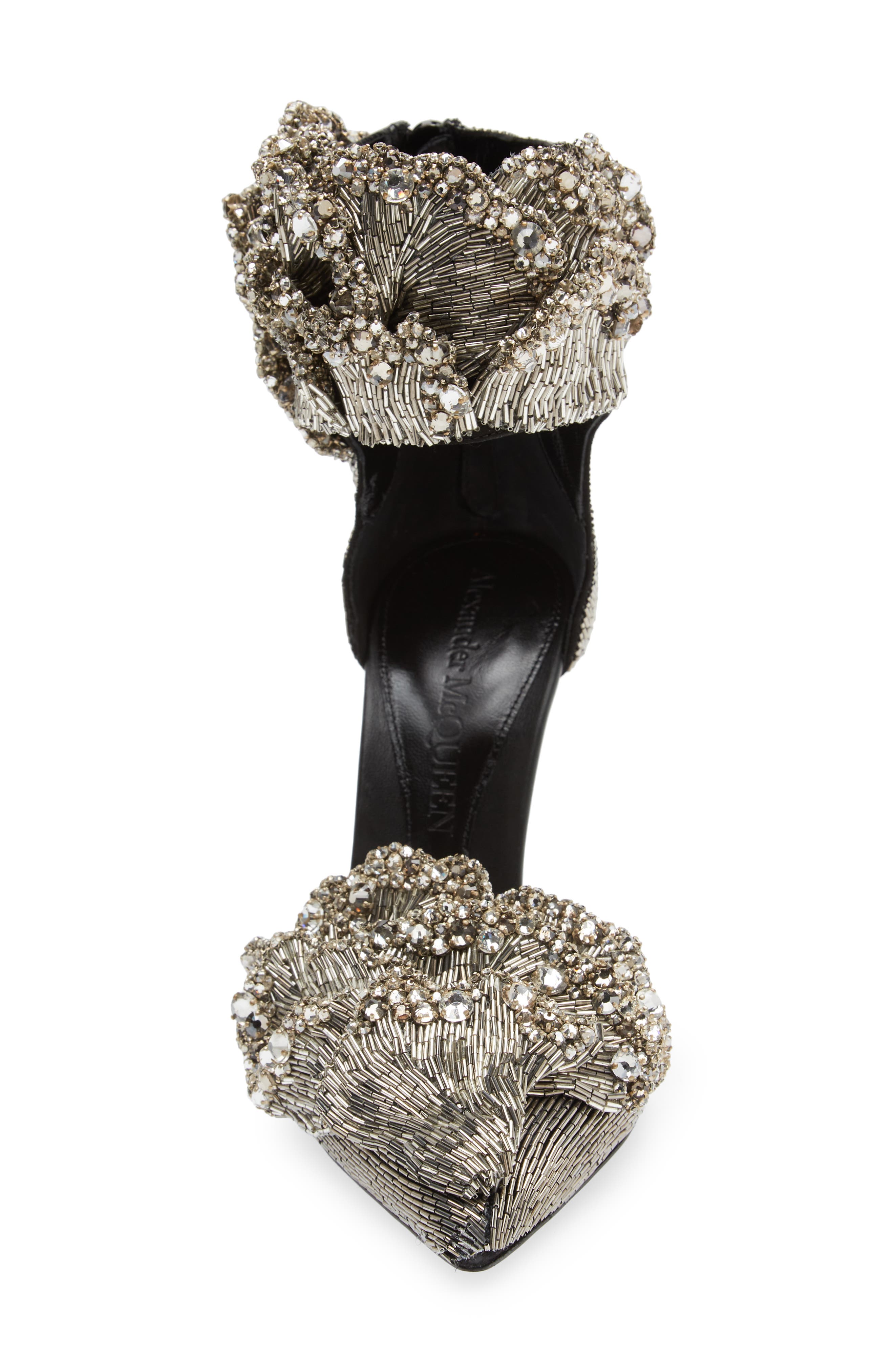 McQueen Harness Punk Beaded Pump, Alternate, color, 