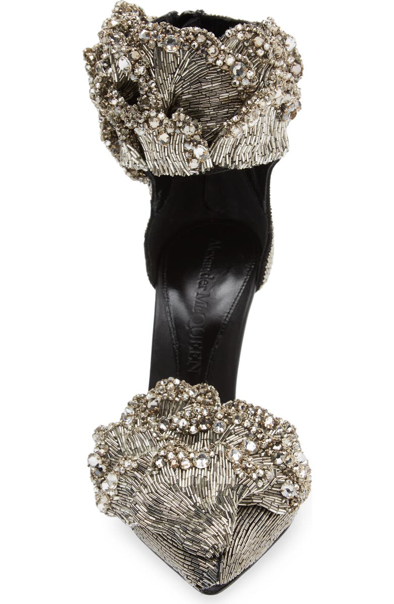 McQueen Harness Punk Beaded Pump, Alternate, color,