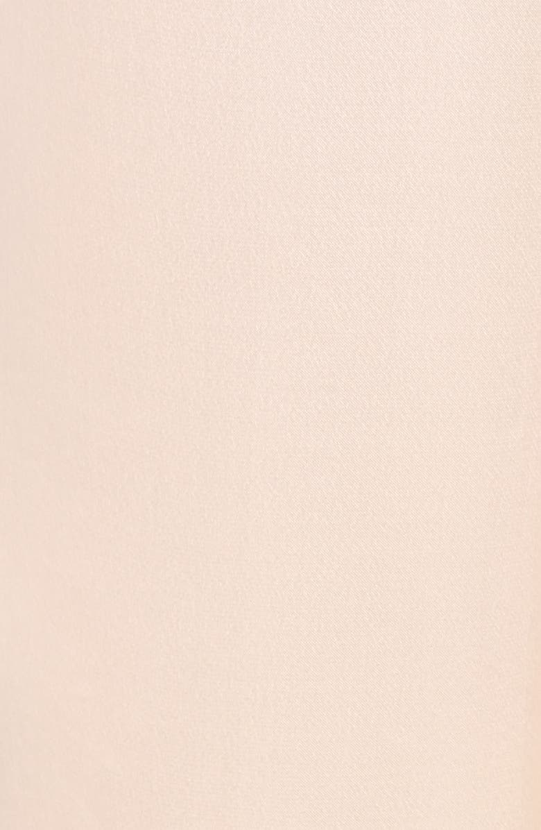 Petal & Pup Valia Satin Wide Leg Pants, Alternate, color, Cream