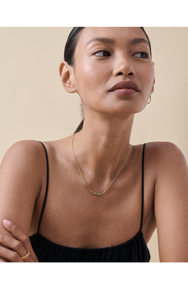 Edge of Ember Serena Green Onyx Necklace, Alternate, color, Green Onyx