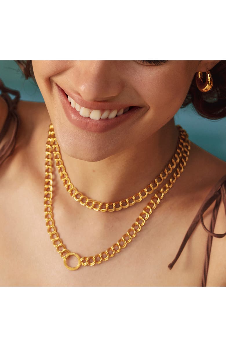 Monica Vinader Groove Curb Chain Necklace, Alternate, color,