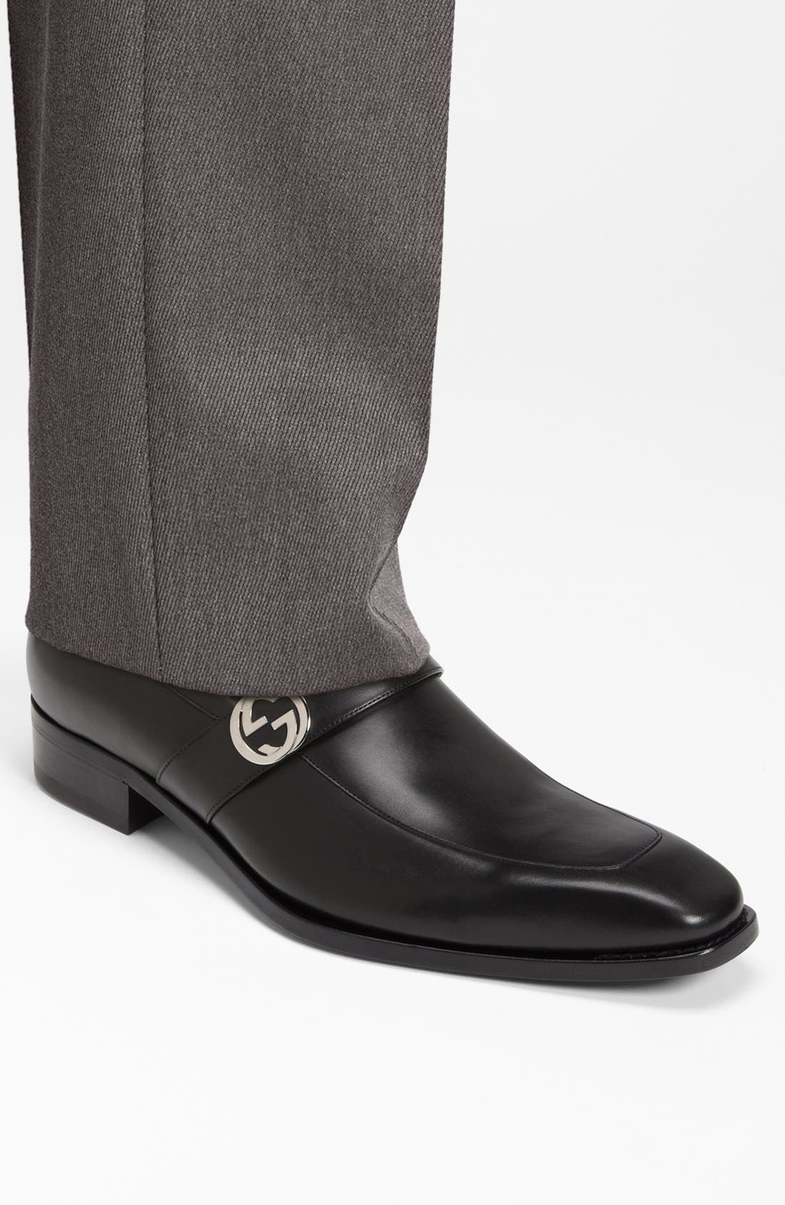 Gucci 'Double G' Loafer, Alternate, color, 