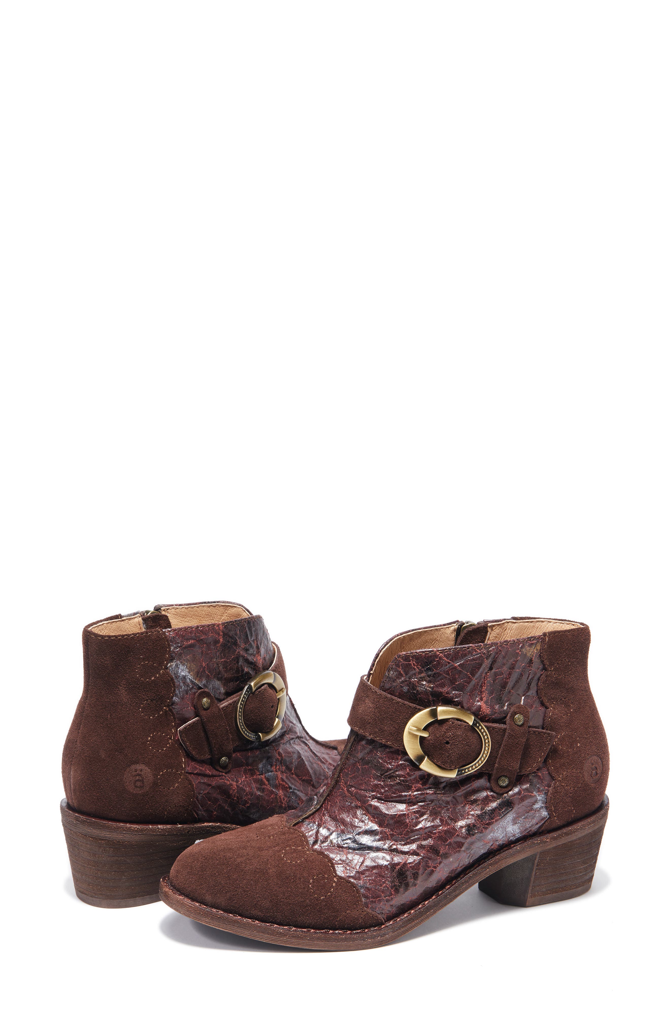 Miranda Bootie, Alternate, color, DARK BROWN