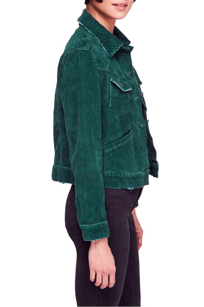 Nelson Corduroy Jacket, Alternate, color, GREEN
