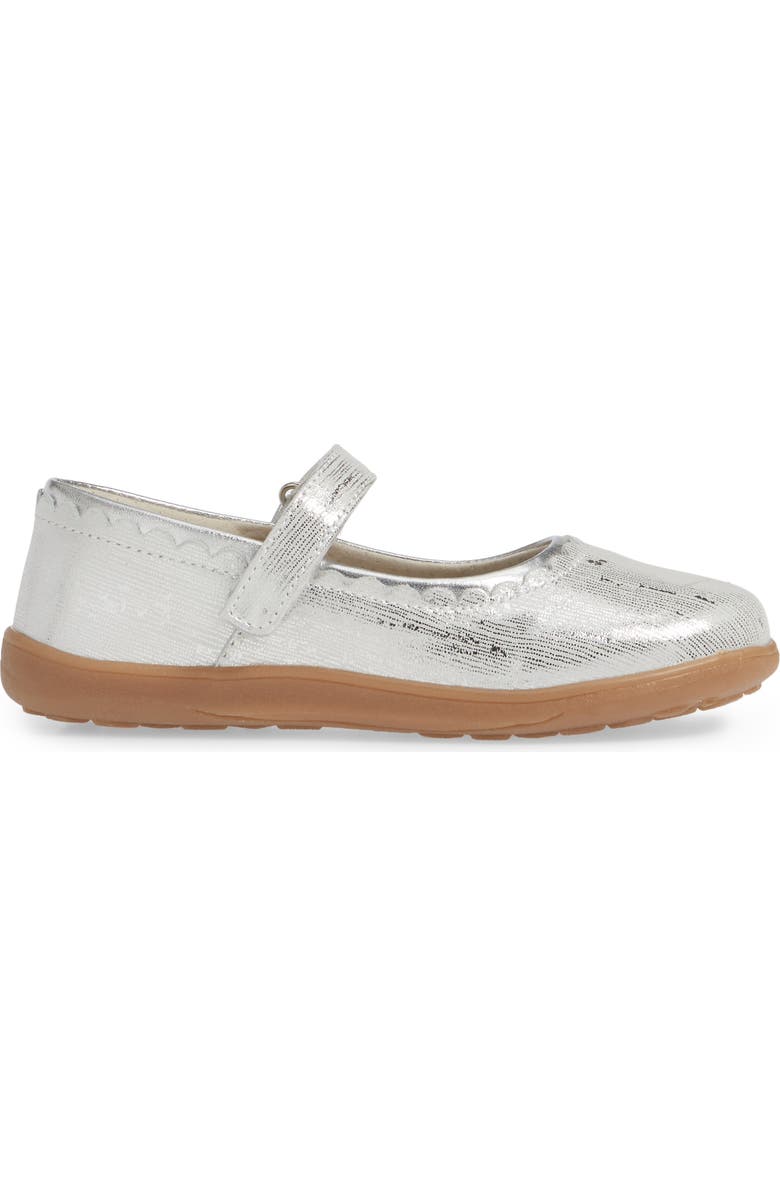 See Kai Run Jane II Mary Jane, Alternate, color, Silver