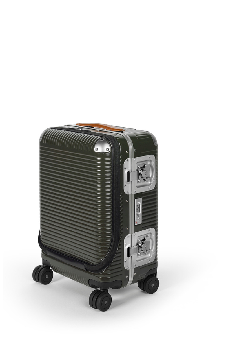 Bank Light Spinner 53 Front Pocket Luggage, Main, color, Moss Green