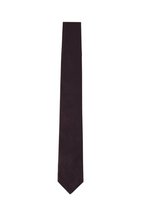 Plain Silk Pique Tie