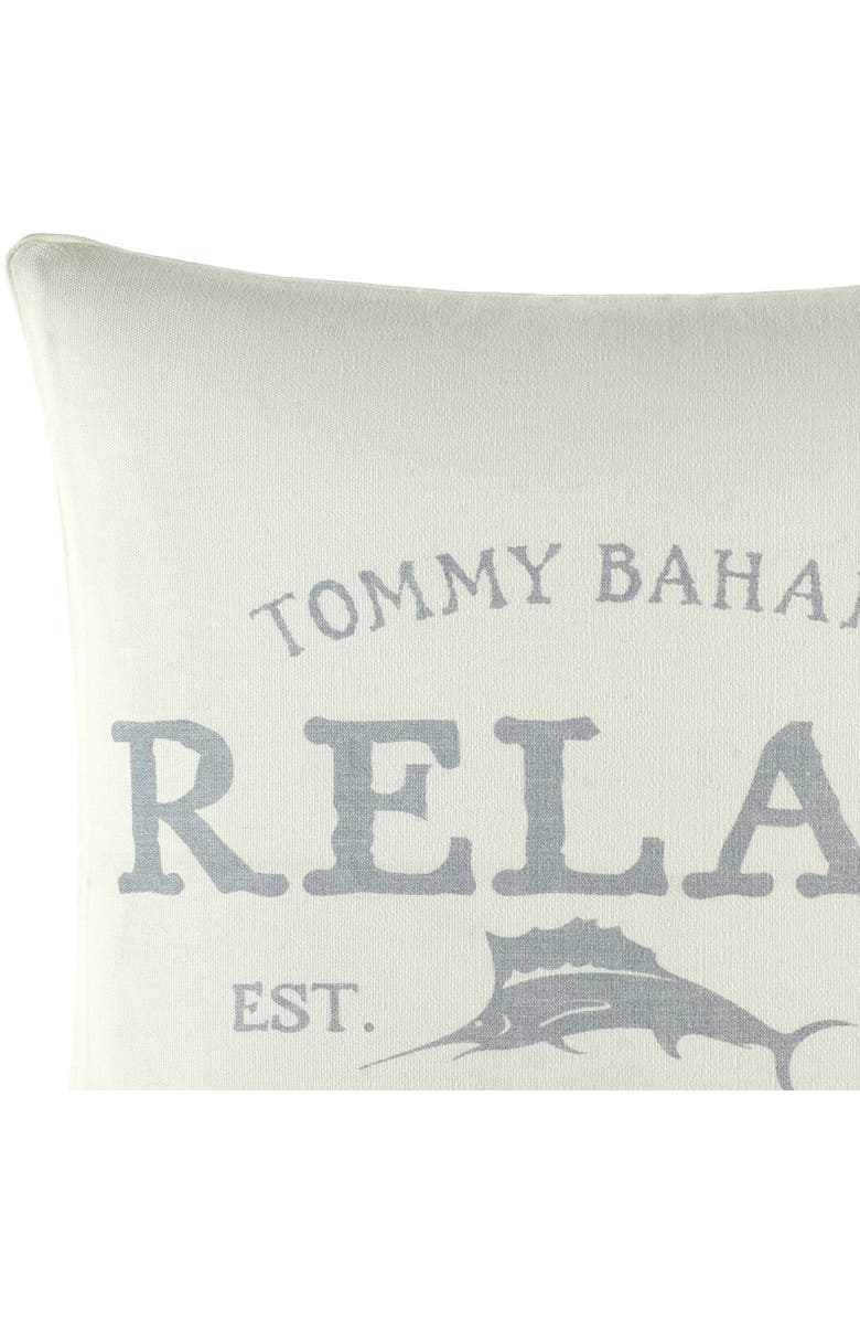 Tommy Bahama Relax Cotton Throw Pillow, Alternate, color, Grey