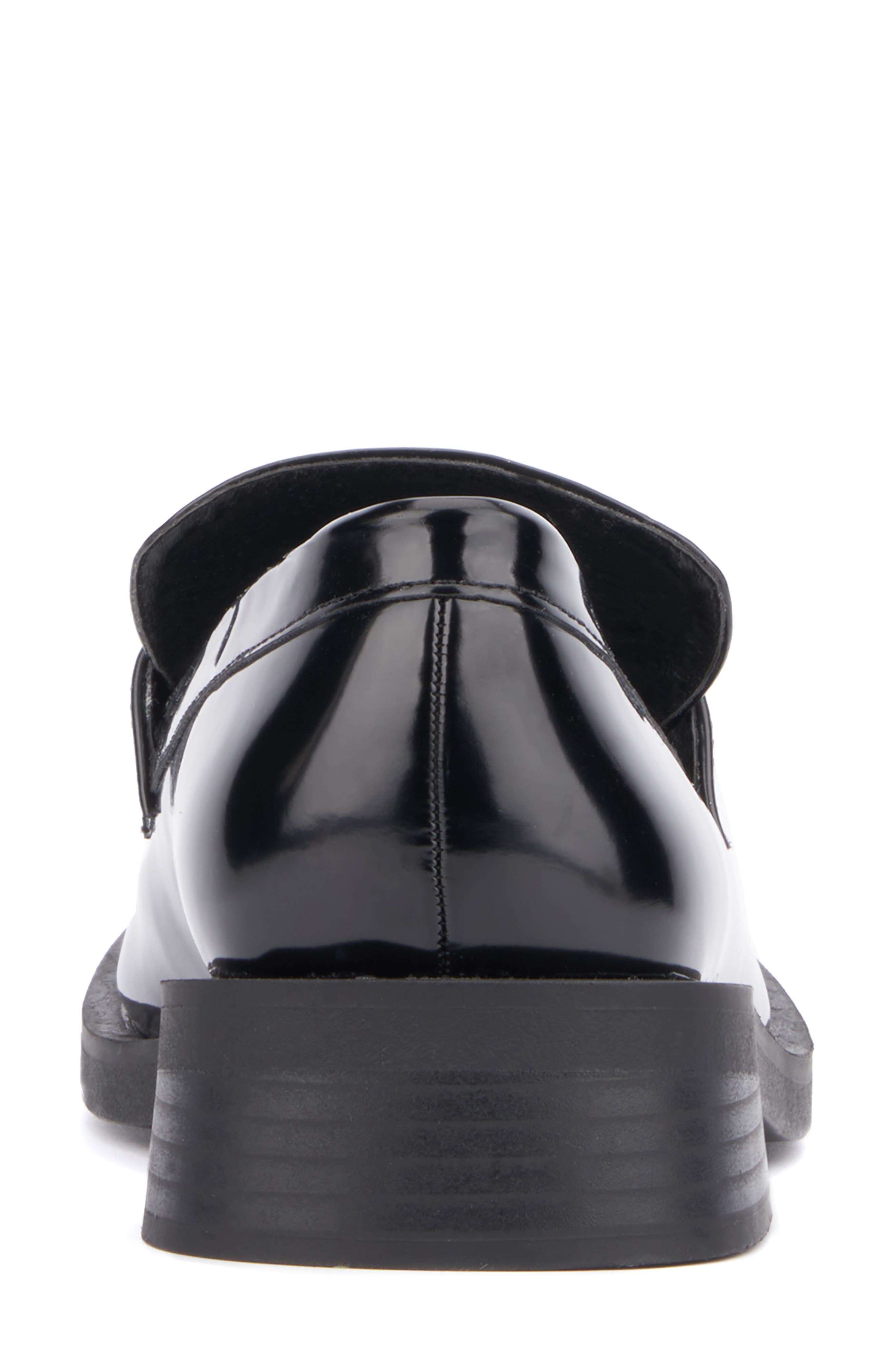 OLIVIA MILLER Luminaries Square Patent Loafer, Alternate, color, Black