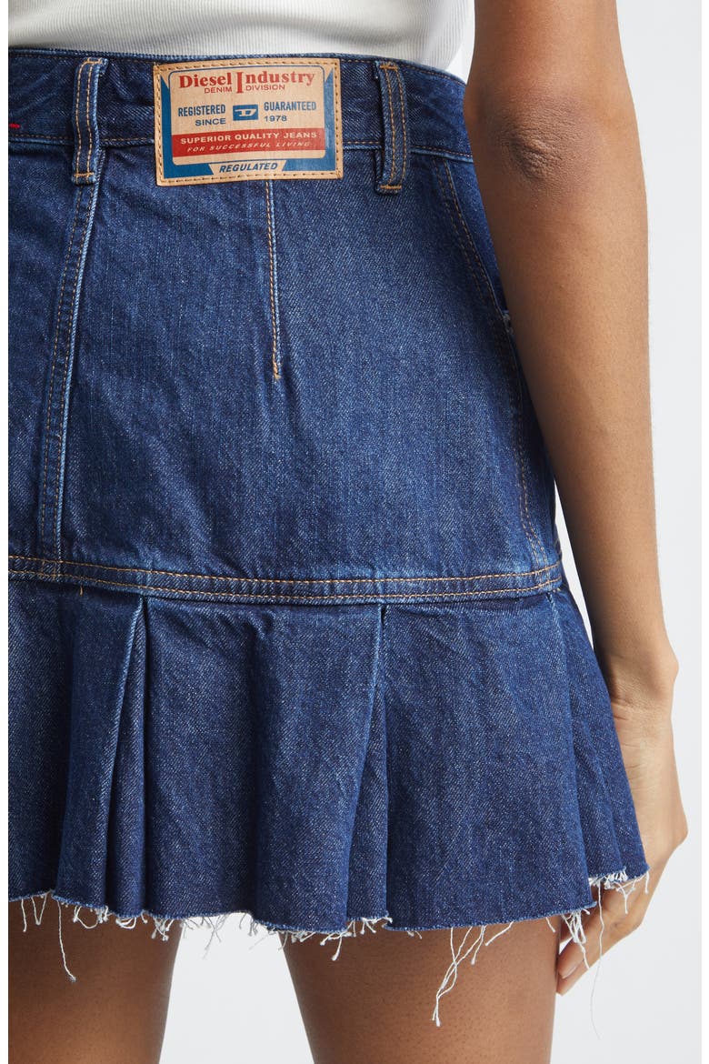 Reen Denim Skirt, Alternate, color, DENIM