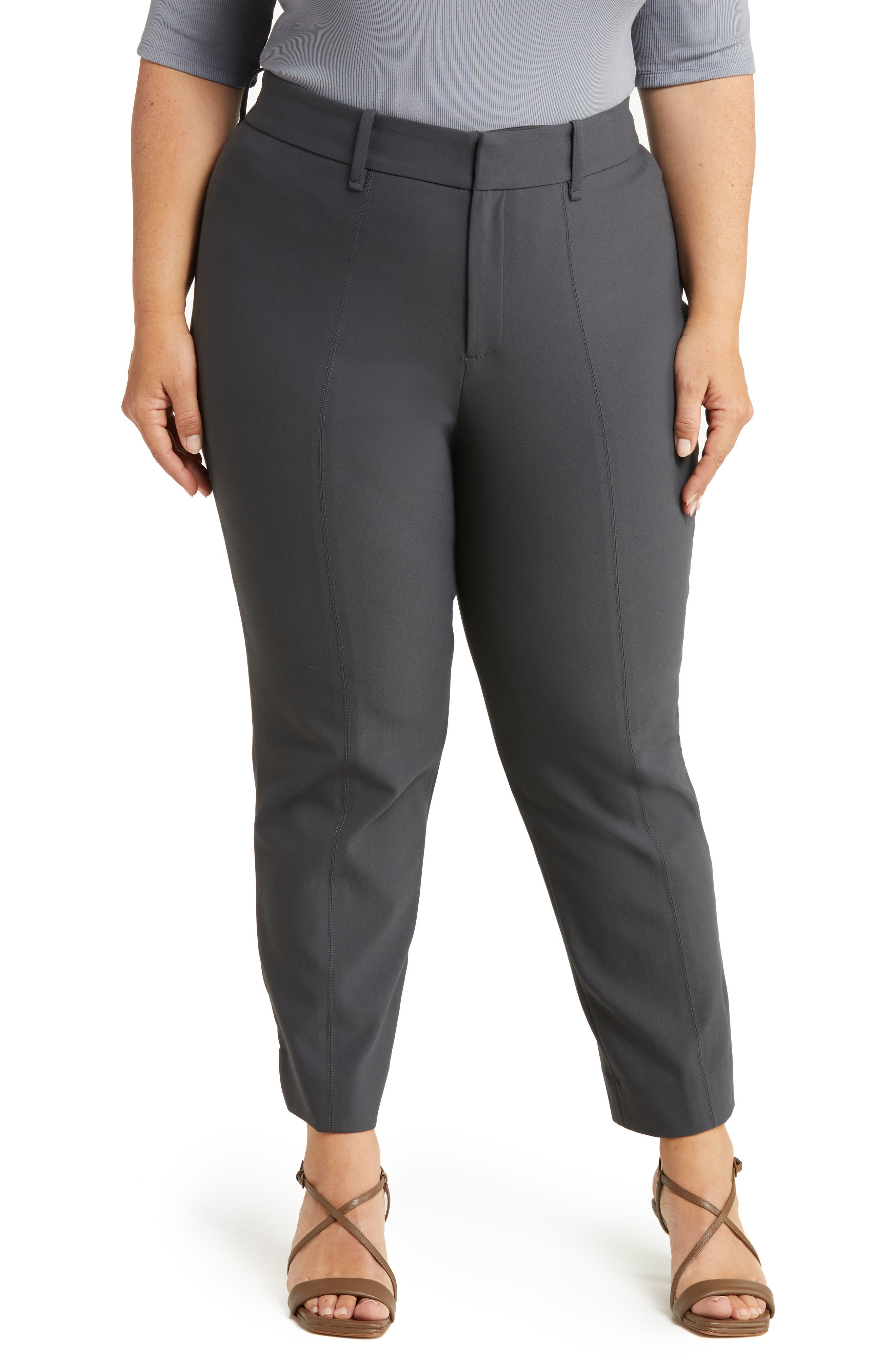 High Waist Cigarette Pants