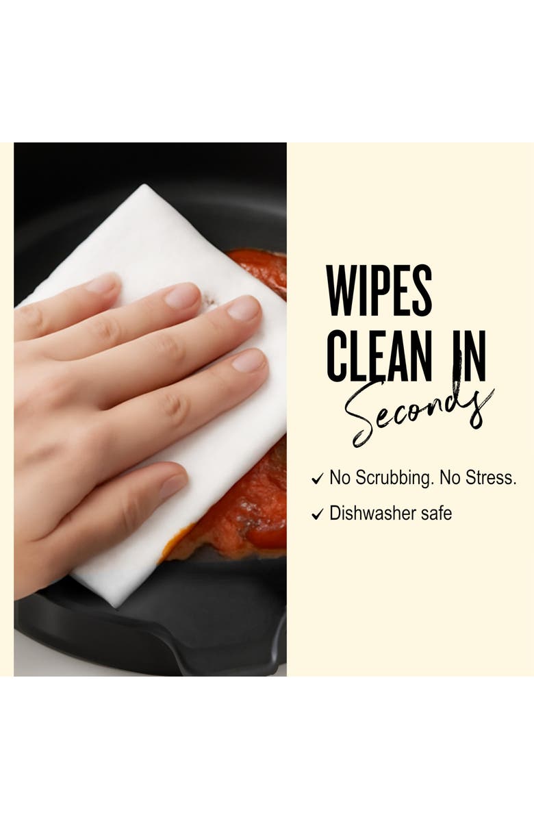 Alva Neat 5-Piece Nesting Ceramic Cookware Set, Alternate, color, Black