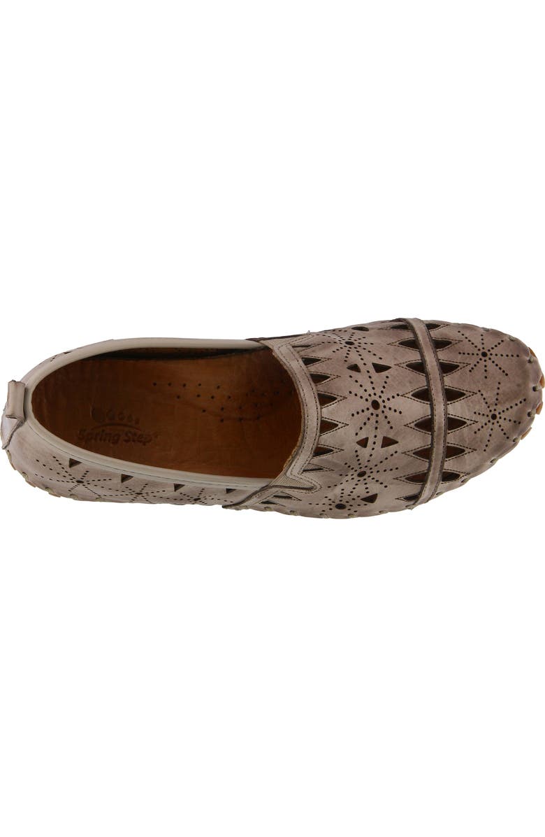 Spring Step Fusaro Flat, Alternate, color, Grey Leather