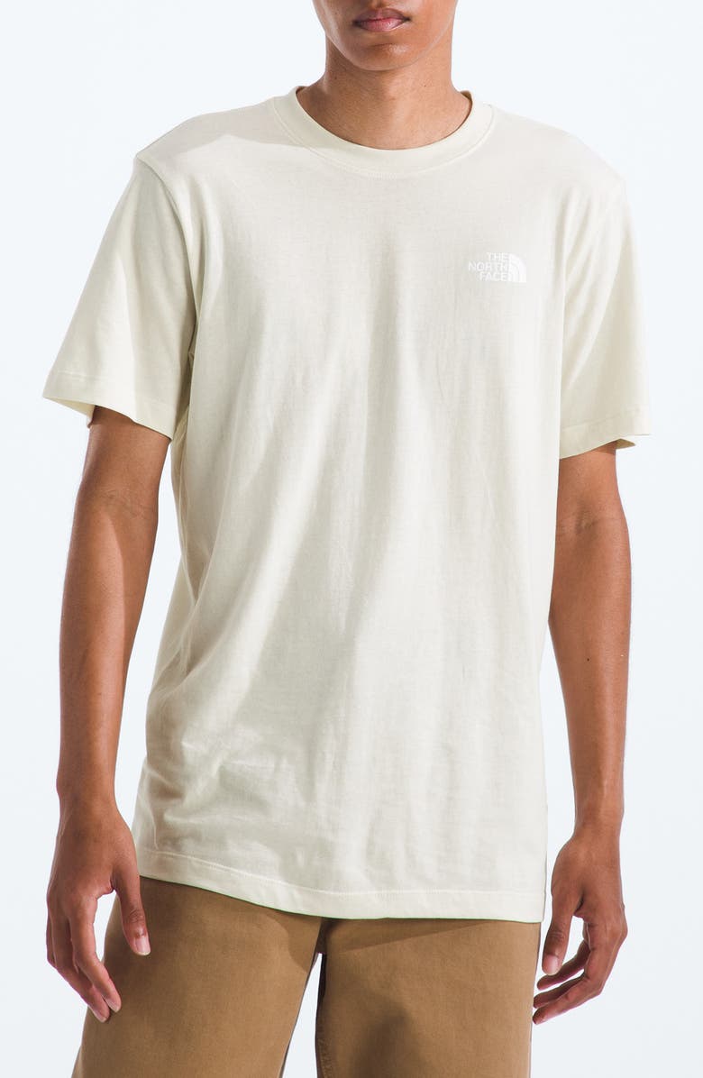 The North Face Evolution Sun Halos Cotton Graphic T-Shirt, Main, color, White Dune