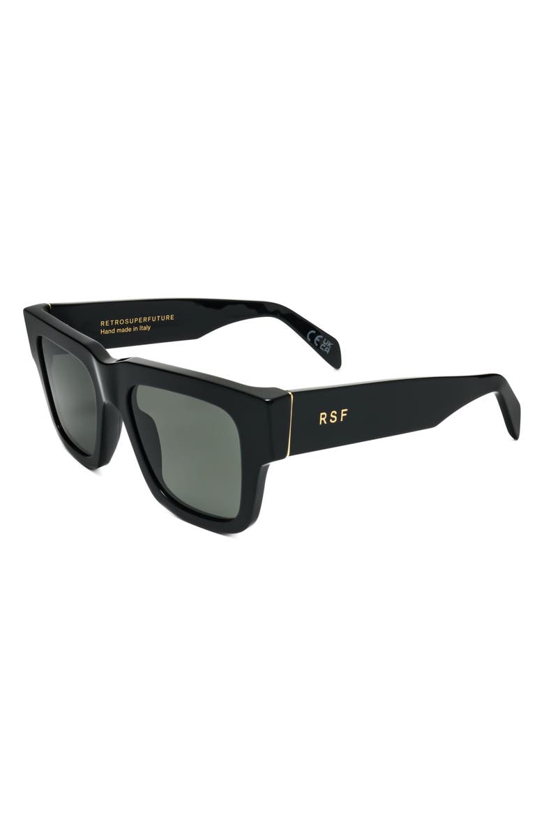 SUPER by RETROSUPERFUTURE<sup>®</sup> 50mm Square Sunglasses, Alternate, color, Black