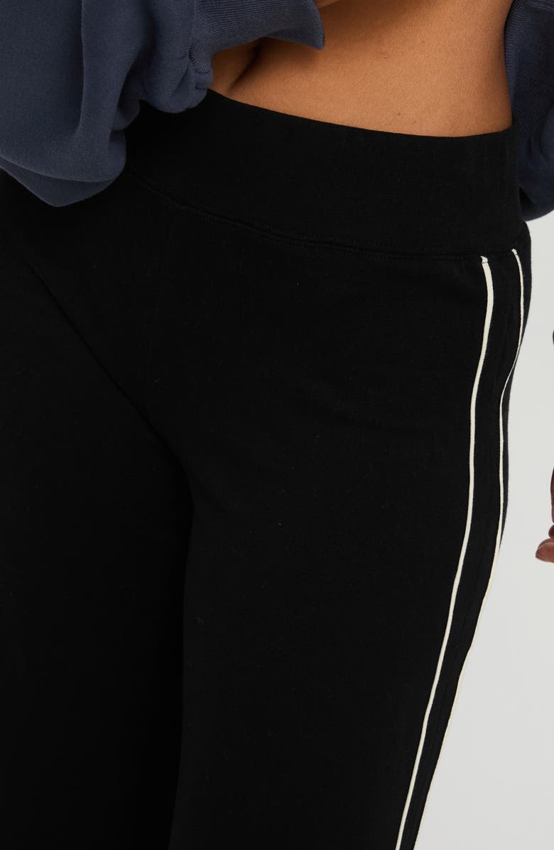 Princess Polly Ascenda Straight Leg Track Pants, Alternate, color, Black