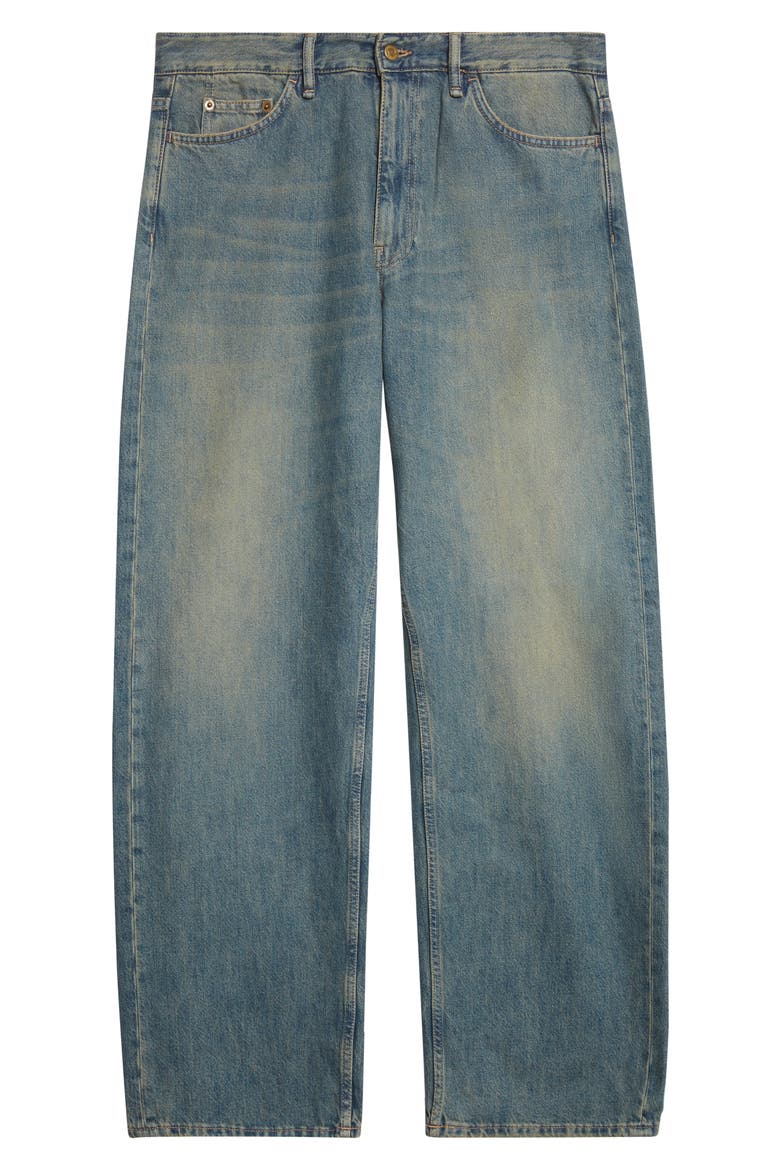 Frank Relaxed Straight Leg Jeans, Alternate, color, SAND BLUE