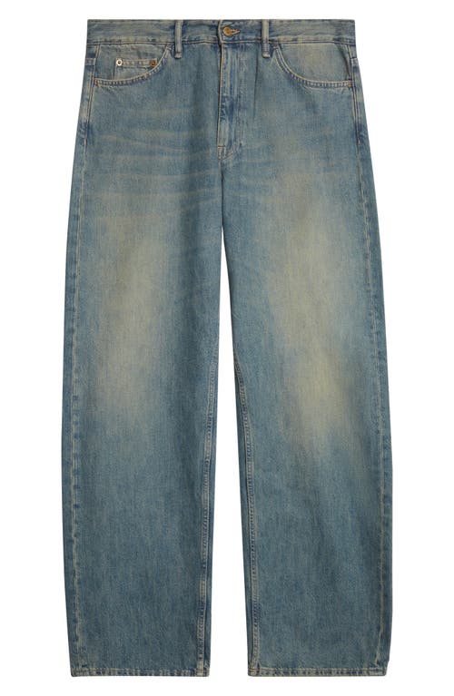 Stockholm Surfboard Club Frank Japanese Denim Relaxed Jeans Sand Blue In Blue