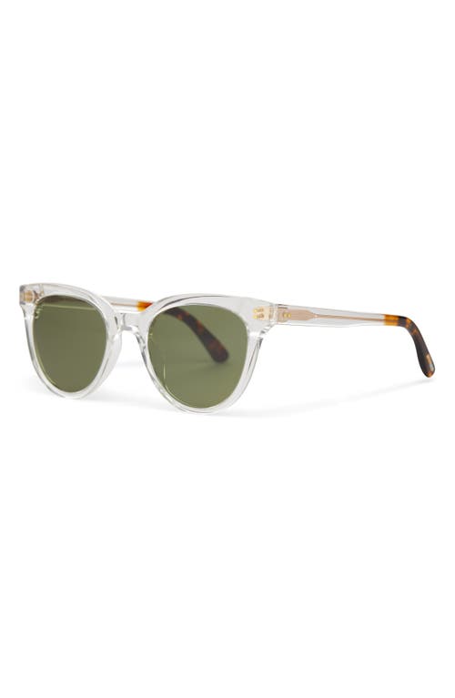 Toms Marlowe 50mm Round Sunglasses In Transparent