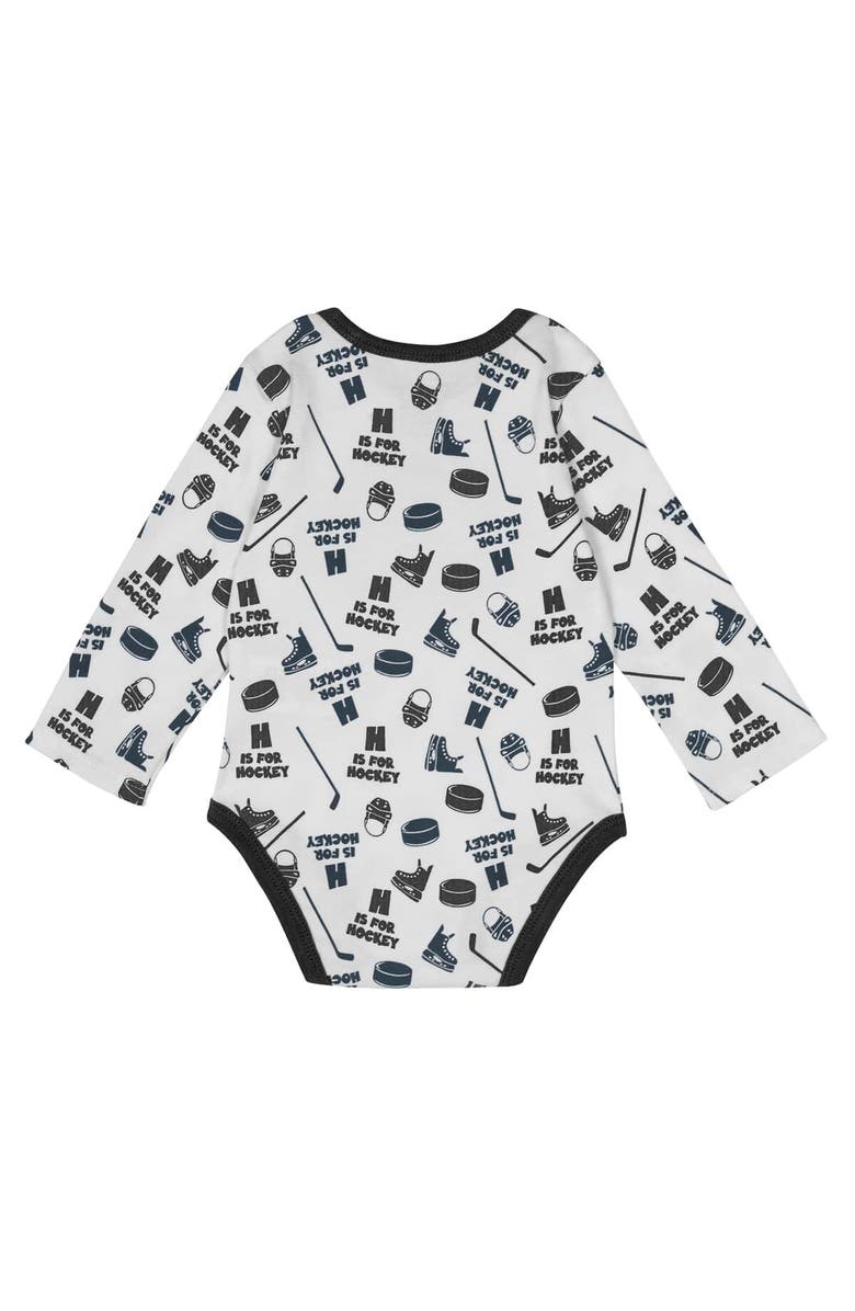 Outerstuff Infant White Vegas Golden Knights Quick Learner Long Sleeve Bodysuit, Alternate, color, White