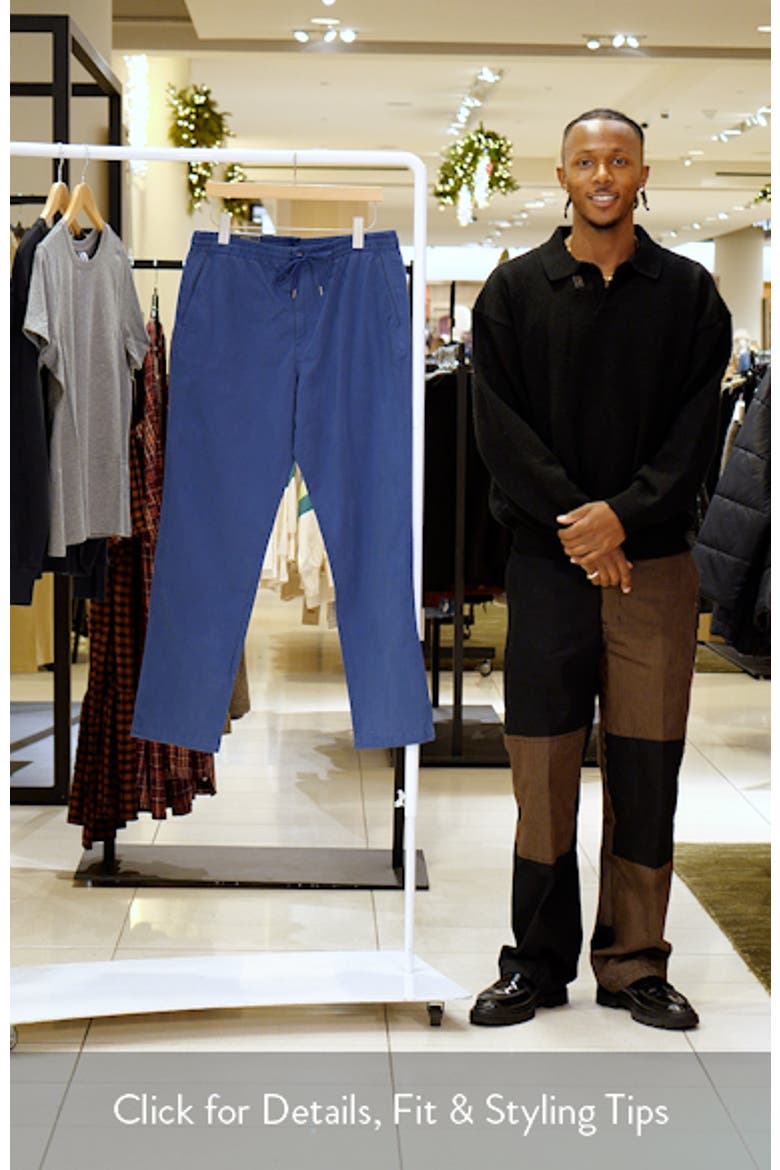 Prepster Classic Fit Stretch Cotton Drawstring Pants video