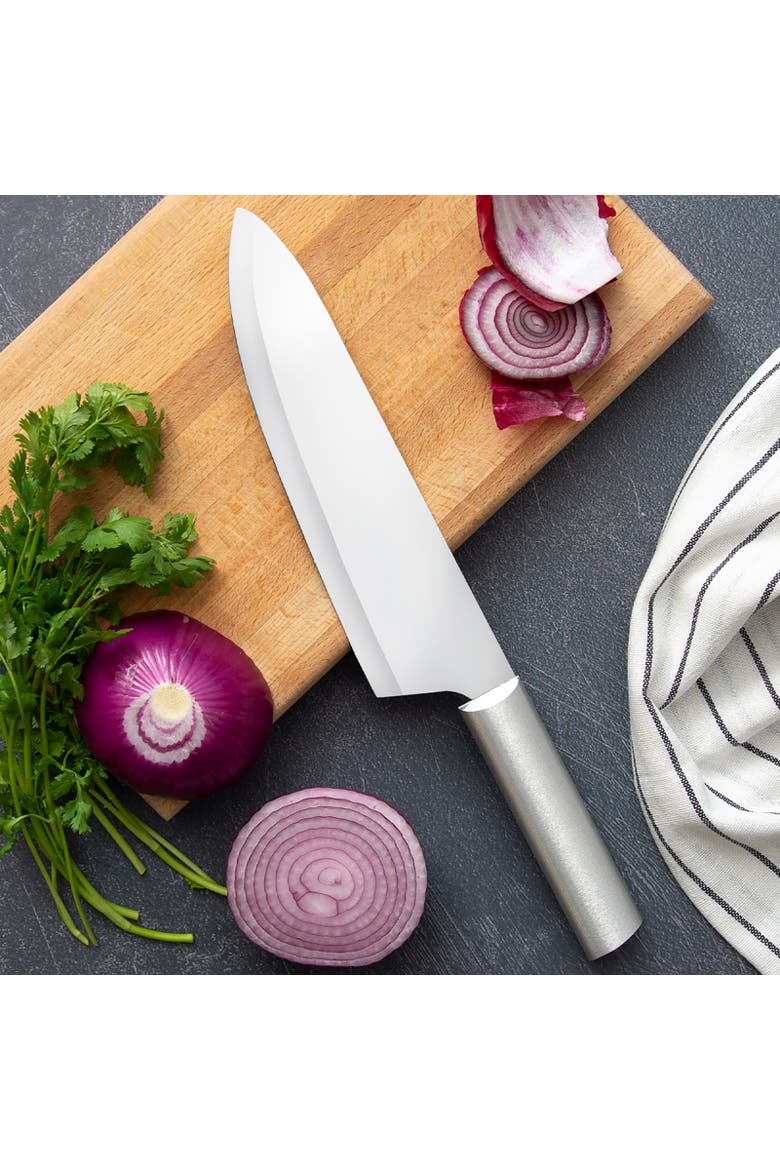 Cutlery 8.5-Inch French Chef Knife Straight Stainless Steel Blade, Alternate, color, Silver