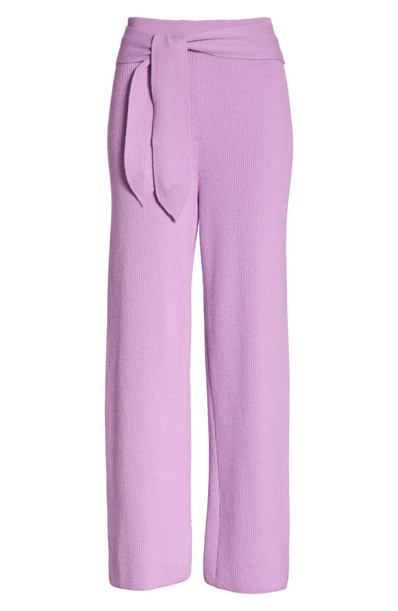 Nanushka Tigre Merino Wool & Cashmere Blend Pants, Alternate, color, 