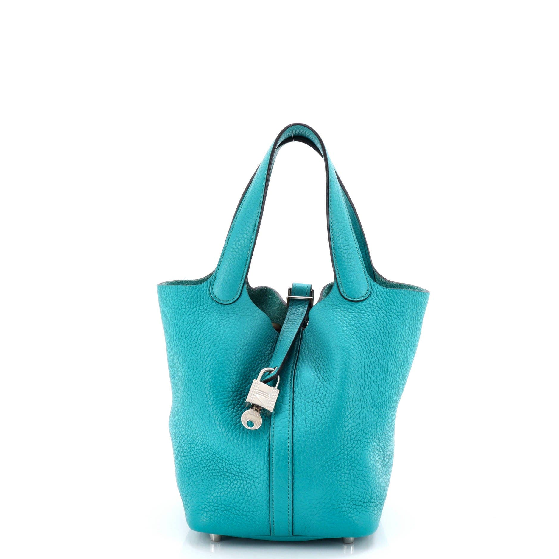 Picotin Lock Bag Clemence PM, Main, color, Blue