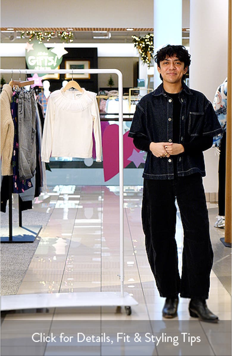 Kids' Tulle Accent Cotton Jersey Top, sales video thumbnail